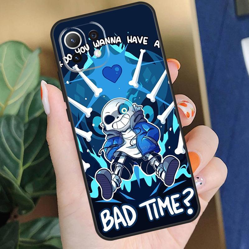 Чехол Undertale Sans для Xiaomi 13 14 11T 12T 13T Pro 12 Lite 12X POCO X3 X5 Pro F3 F4 X4 M5s C65 F5