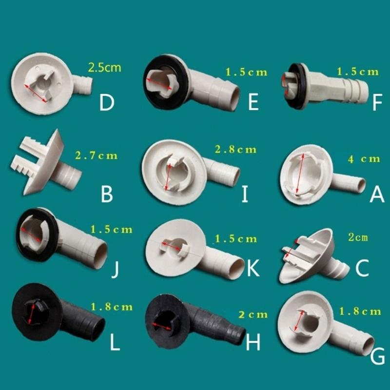2pcs Air Conditioner Drain Outlet Connector Drain Pipe Elbow Tool Universal External Unit Spout Connector ACPipe Parts