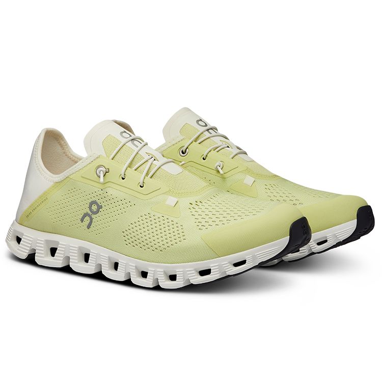 On Cloud 5 Comfortable Breathable Low-Top Running Shoes Men Sneaker Yellow White 3MD10531077