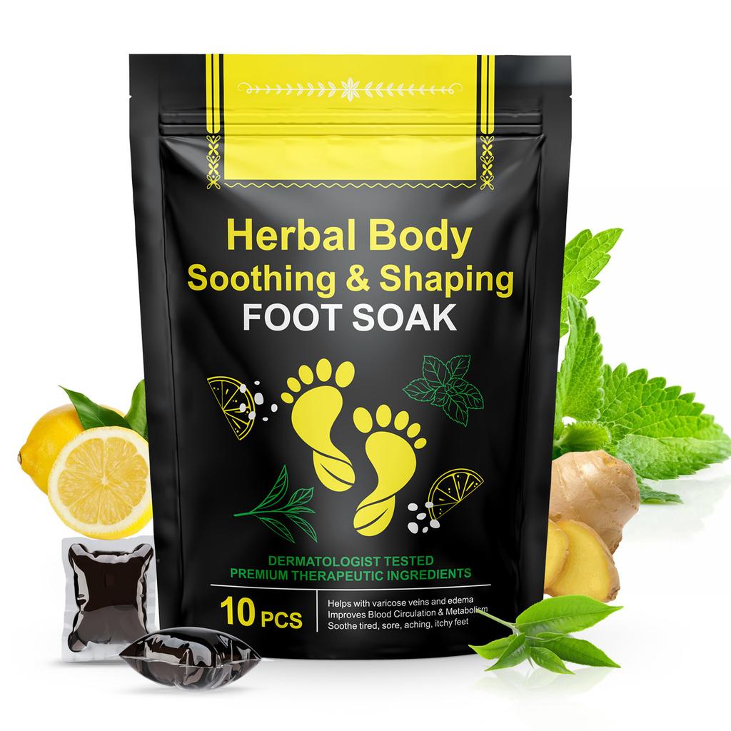 Cleansing Foot Soak Beads Body Foot Soak Beads Herbal Detox&Shaping Cleansing Foot Soak Beads Moisturizes Skin And Relieves Fatigue 20ml