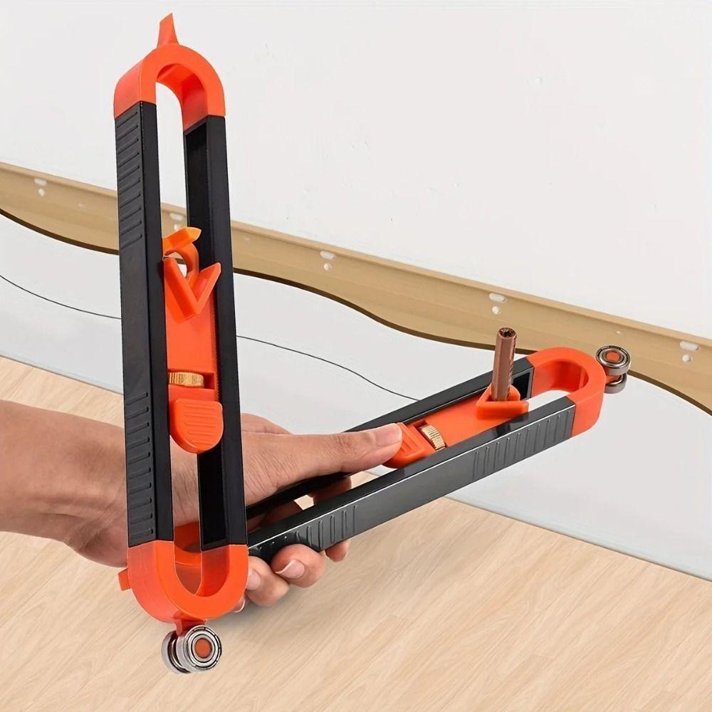 Регулируемый фиксирующий профиль Разметочная линейка Измерительный прибор для деревообработки Измерение нестандартных форм