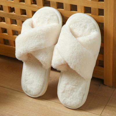 Модные пушистые женские тапочки Осень Зима Плюшевые женские туфли Плоские Роскошные Дизайнерские Пушистые Меховые Шлепанцы Для Дома Элегантная Обувь Мягкая Подошва