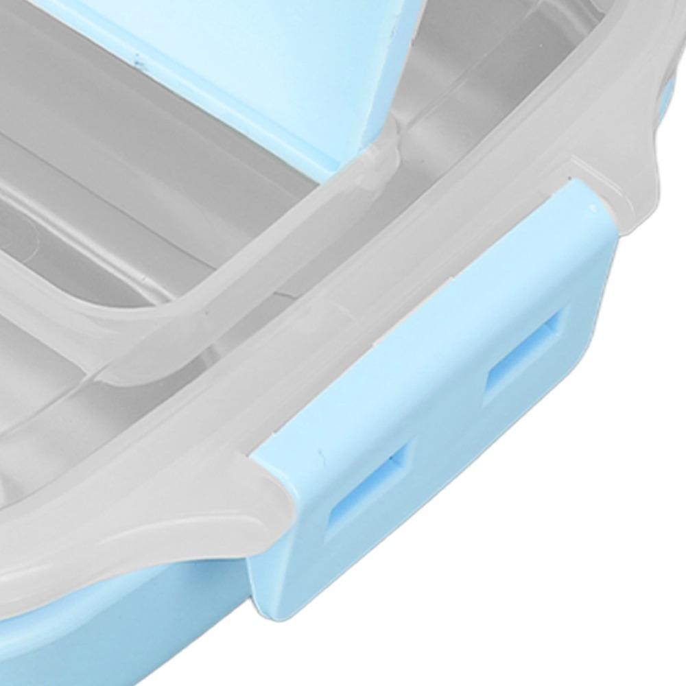 304 Stainless Steel Insulated Lunch Box 4 Compartment Bento Lunch Box For Picnics