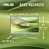 Asus Монитор Забота о глазах Зелено-серый дюймы Full HD x IPS 100 Гц USB зарядка Снижение синего света Без мерцания Регулировка высоты VESA совместимый