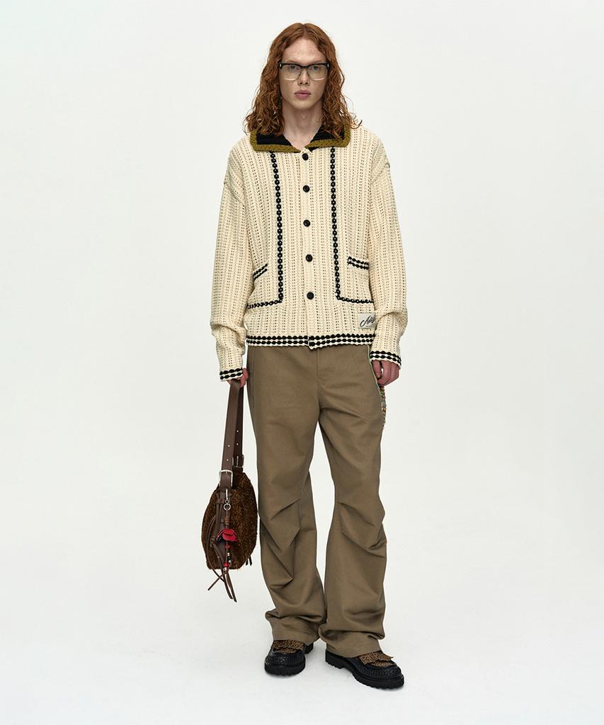 Adsb Andersson Bell Unisex New Fantasia Collar Cardigan Atb1414U(Ecru)