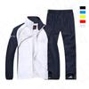 Plus Size Men Sport Suits Gym Sets Spring Running Sets Sportwear Jogging Fitness Warm Running Sport Tracksuits