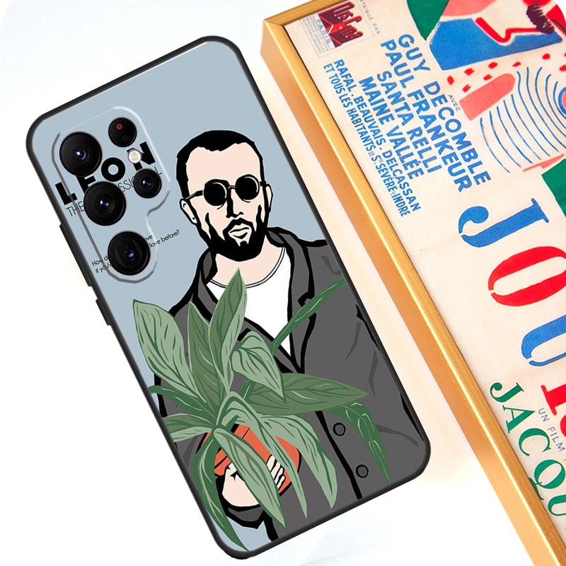 Leon The Professional Case For Samsung Galaxy S24 S23 Ultra S22 Note 20 Note 10 Plus S8 S9 S10 S21 S20 FE Cover
