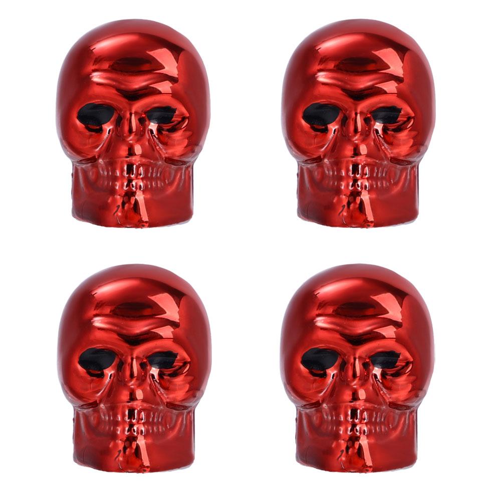 Крышка клапана автомобиля в виде черепа, колеса мотоцикла, шины, антикоррозийный медный сердечник, декоративная крышка штока клапана Шредера