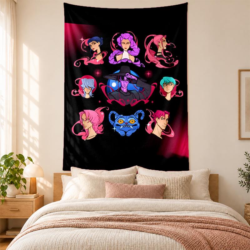 Kpop demon hunters Tapestry highquality for decorating living room bedroom dorm walls ideal as bedroom wallart orholiday gift