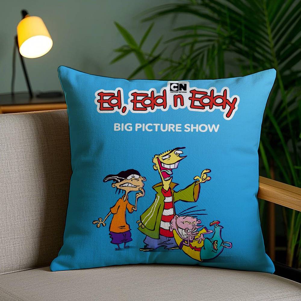 Наволочка E-Ed Edd N Eddy для дома, общежития, спинки стула, короткий плюш, двусторонняя печать, подушка для офисного сна