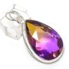 Ametrine Handmade 925 Sterling Silver Jewelry Pendant 1.89" B4f25