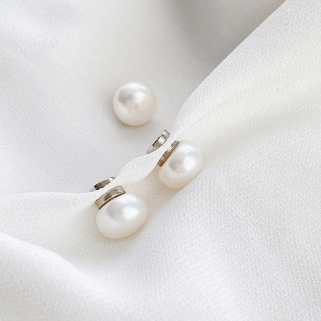 Not Pierced Magnetic Pearl Earrings Vintage Comfortable Clip Earrings Unique Statement Earrings for Women and Girls