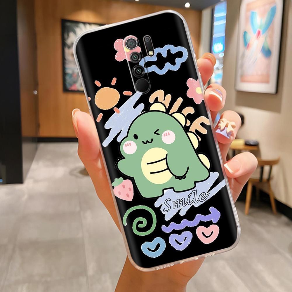 Чехол для телефона Xiaomi Redmi 9 Милый чехол для телефона с пандой для Redmi 9 Prime Redmi9 Чехлы Funda Мягкий силиконовый защитный чехол на заднюю панель