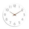 Wall Clock Silent Non-Ticking Battery Operated Wooden Hanging Clock for Home Bathroom School Office Decor