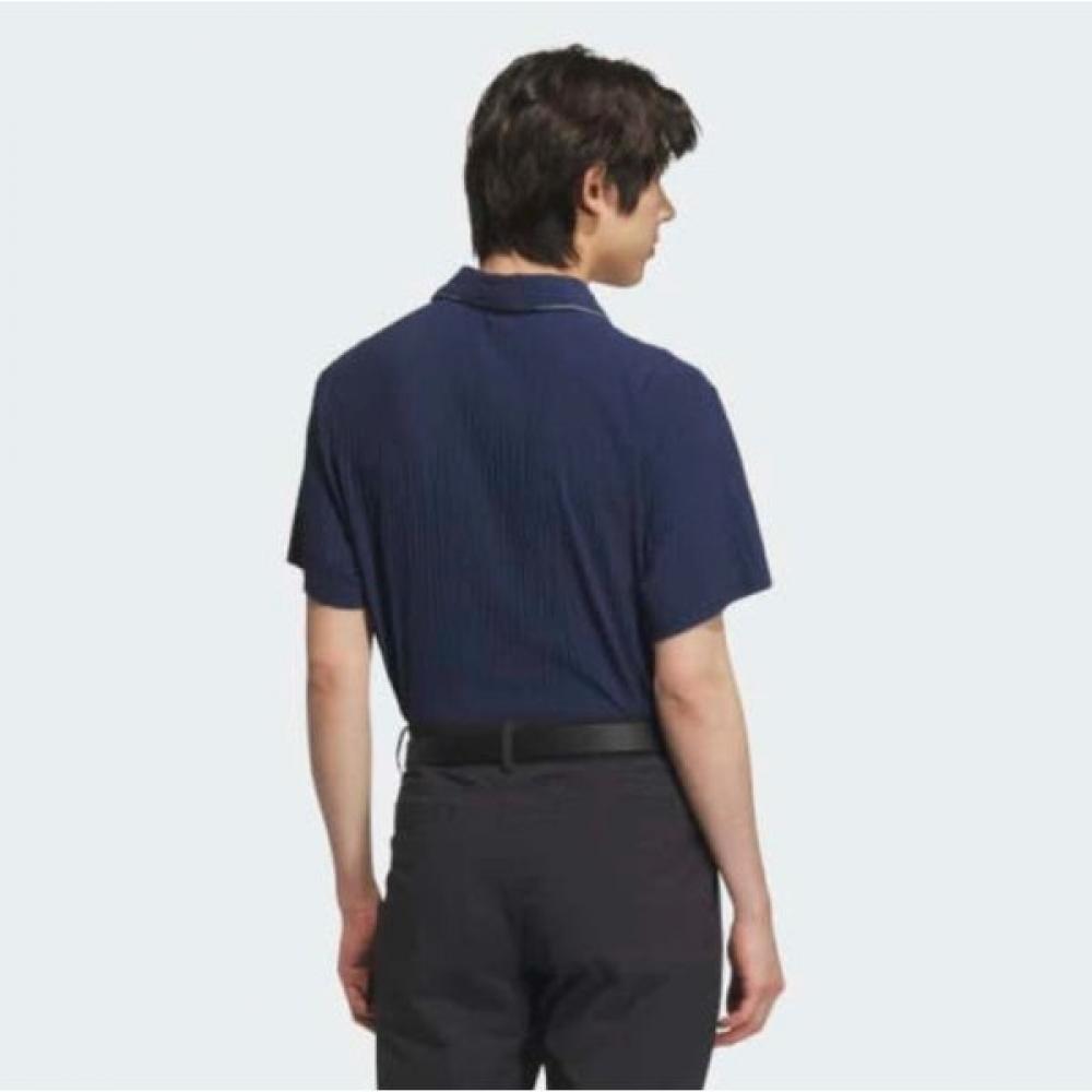 Adidas Golf Men S SeerSucker Polo T ShirT Jf6296