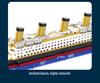 Совместимый с LEGO Титаник Мальчик Строительные Блоки Модель Корабля Головоломка Игрушка