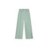 Solid Color Simple Wide Leg Woven Casual Trousers Women Bottoms Gray Wood-Green F11W237801F-KK