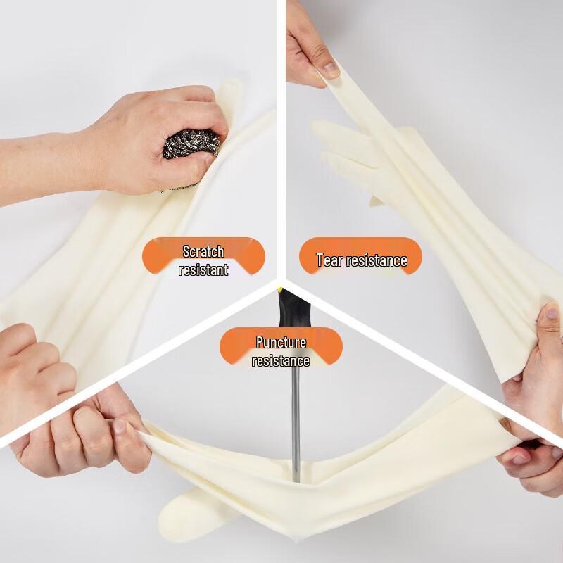 Mj Без запаха Толстые Резиновые Бытовые Перчатки