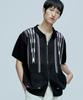 KND Navajo Boucle Knit Half Cardigan Black