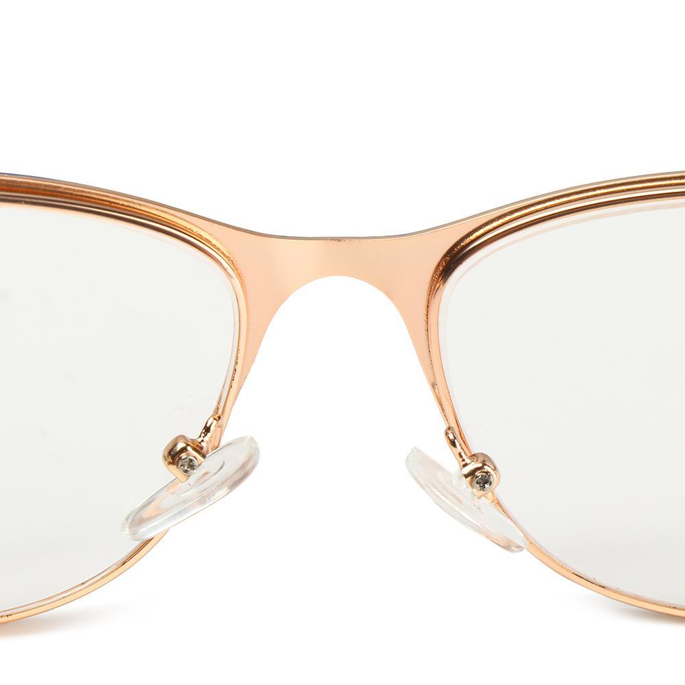 Clear Lens Retro Half Frame Presbyopic Eyeglasses Optical Eyewear Reading Glasses Hyperopia Glasses