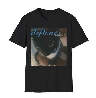 Винтажная футболка с графикой кошачьей группы Deftones, размеры S-4XL