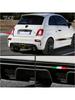 For Abarth 595 695 595C 695C 2017-2025 Real Carbon Fiber Rear Bumper Lip Spoiler Trim Sticker Cover Car Exterior Frame