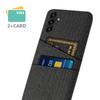 Жесткий ПК чехол-задняя крышка для Samsung Galaxy A54 5G, с двумя слотами для карт, противоударный, с текстурой ткани