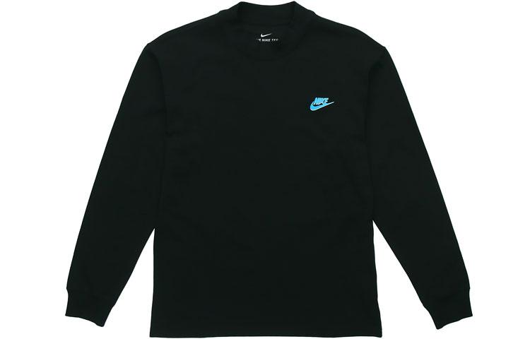 Nike Толстовки Мужские Черные С Круглым Вырезом Умеренные Обычные CZ4664-010