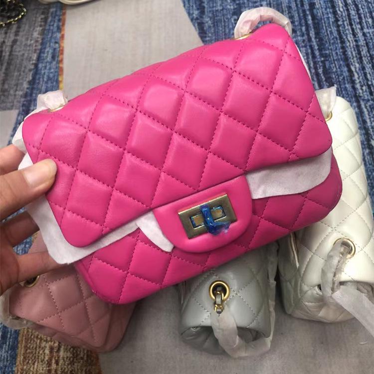 2025 Fang Pangzi Xiaochan кожаная сумка через плечо с золотыми бусинами