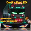 Remote Control Truck Devil Eye LED Matrix Pixel Panel Soft Foldable Lighting Graffiti Scrolling Stick Up Text Board Windshield
