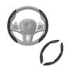 Set of 2 Black Steering Wheel Covers for Toyota Copen GR Sport LA400 Series Comfortable To the and Provides Excellent Design for Easy (LA400 Series,