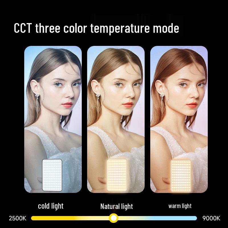 Портативный RGB-светильник для мобильной съемки и видеоблогинга.