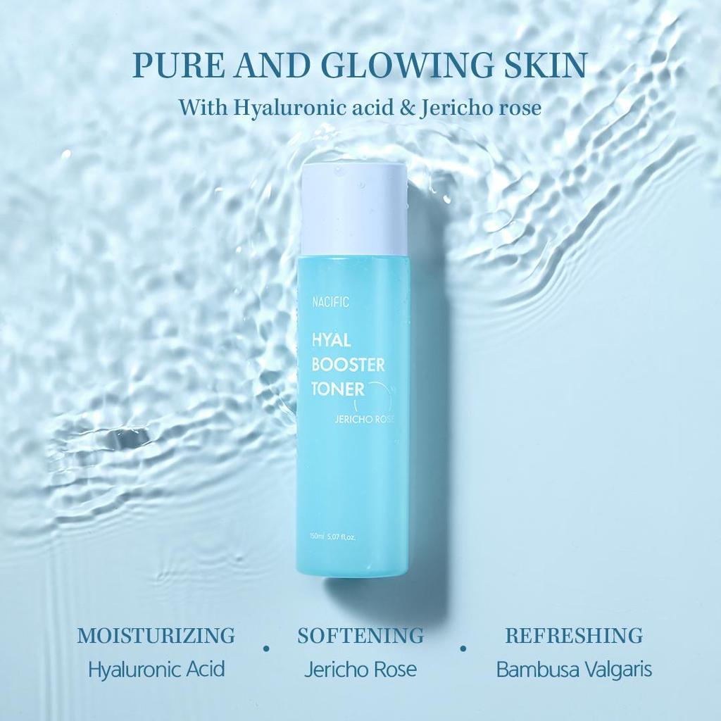 NACIFIC Hyal Booster Toner 150ml, Moisturizing, Glowing Skin, Softening, Refreshing