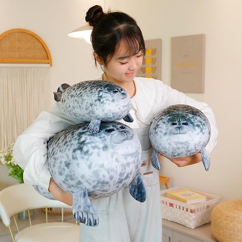 Мультяшная имитация тюленя кукла плюшевая игрушка аквариум тюлень морской лев кукла домашняя подушка детская кукла