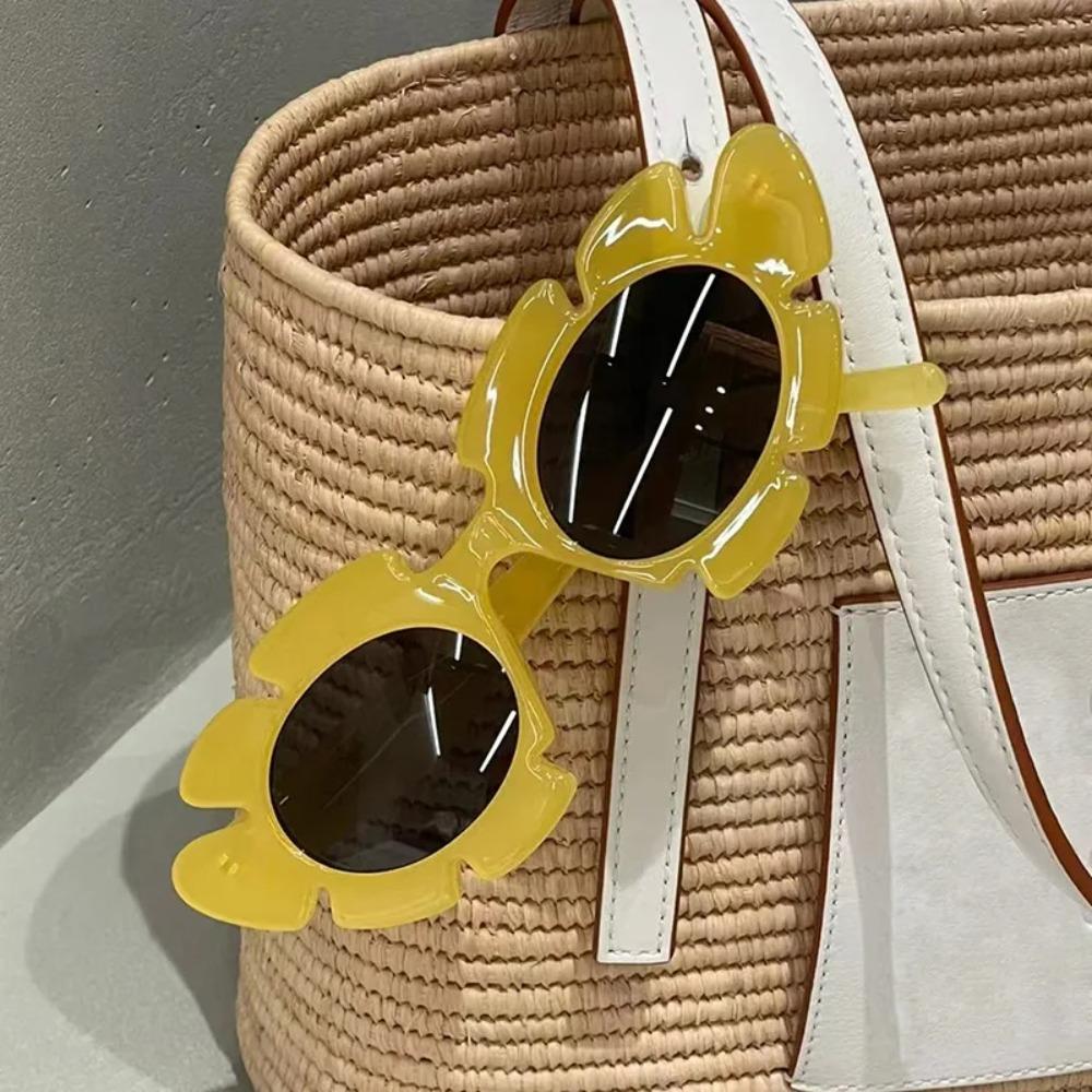 Солнцезащитные очки Cateye с цветком, женские винтажные очки, женские/мужские очки класса люкс, женские вечерние очки