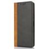For Sony Xperia 10 VI Case Calf Texture 3 Card Slots Color Splicing Leather Phone Cover