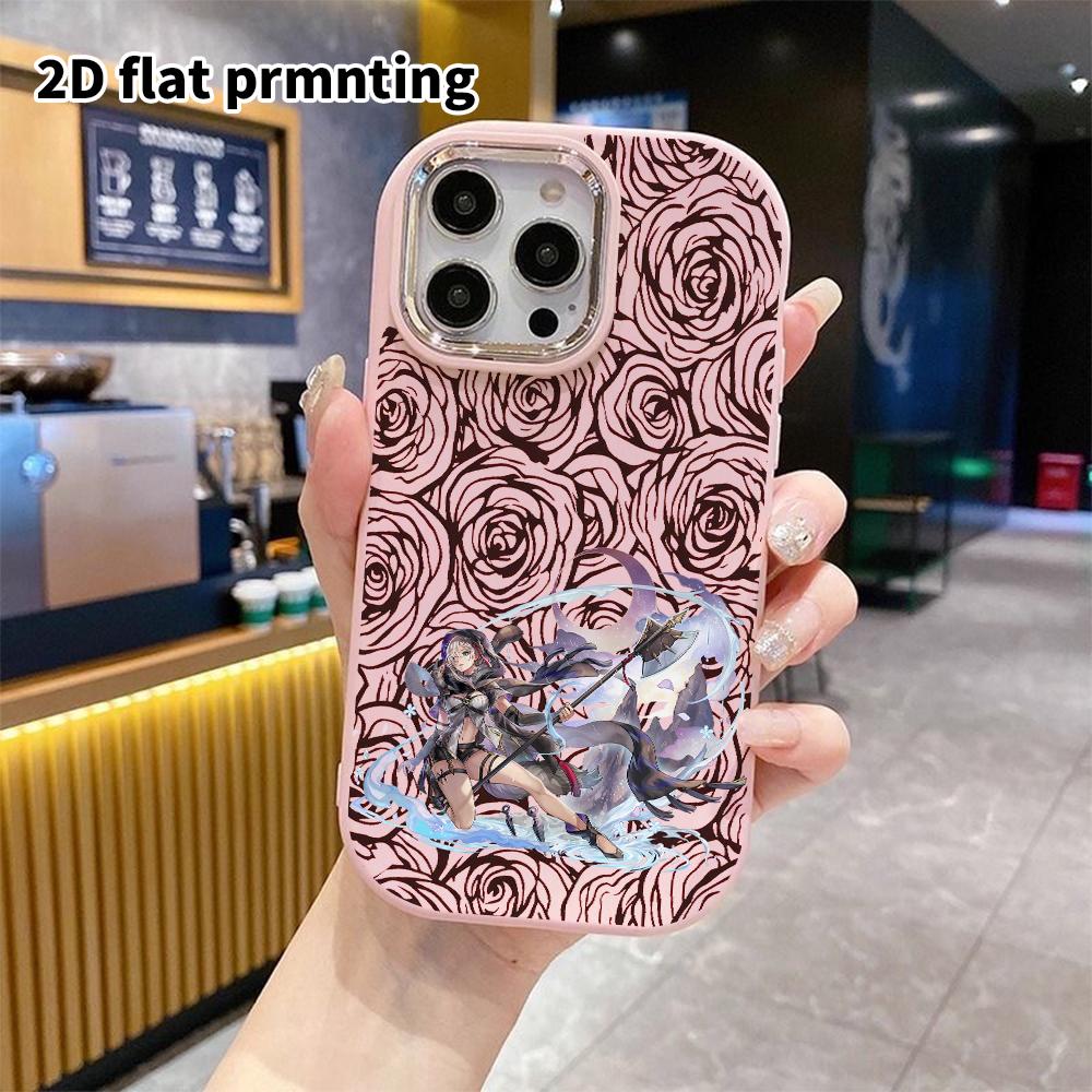 Чехол для телефона: 2D плоский дизайн, подходящий для защитного чехла iPhone 18 17 16 15 14 13 Pro, стиль для пары, девушка с топором, рождественские и хэллоуинские подарки