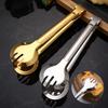 Stainless Steel Serving Tongs Buffet Meals Tongs Food Tongs for Pasta Salad Sausage Pastry Spaghetti Easy-grip Cooking Tongs