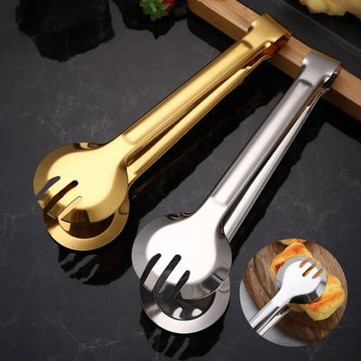 Сервировочные щипцы из нержавеющей стали Щипцы для шведского стола Щипцы для пасты, салата, колбасы, выпечки, спагетти Удобные кулинарные щипцы