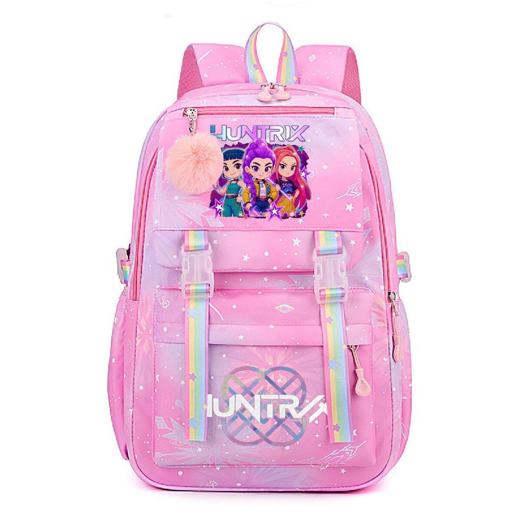Animation Cartoon Peripheral Printing Korean Version Trend Burden Reduction Backpack Large Capacity Student Leisure Bag