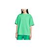 Sportswear Essential Oversized Solid Color Crew Neck Short Sleeve T-Shirt Women Tops Green DX7911-363