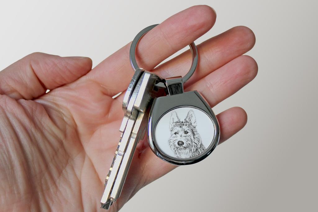 Пикардийская овчарка, Berger Picard, Picardy Shepherd - брелок с собакой, брелок с принтом, именная подвеска от бренда Art-Dog