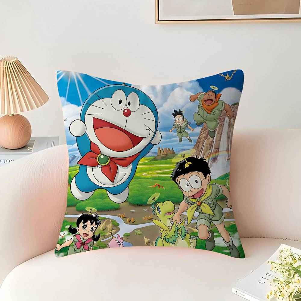 Cartoon D-DoraemonS Cushion Cover 30x50 Polyester Sofa Cushions Decorative Throw Pillows Home Decoration Pillowcover