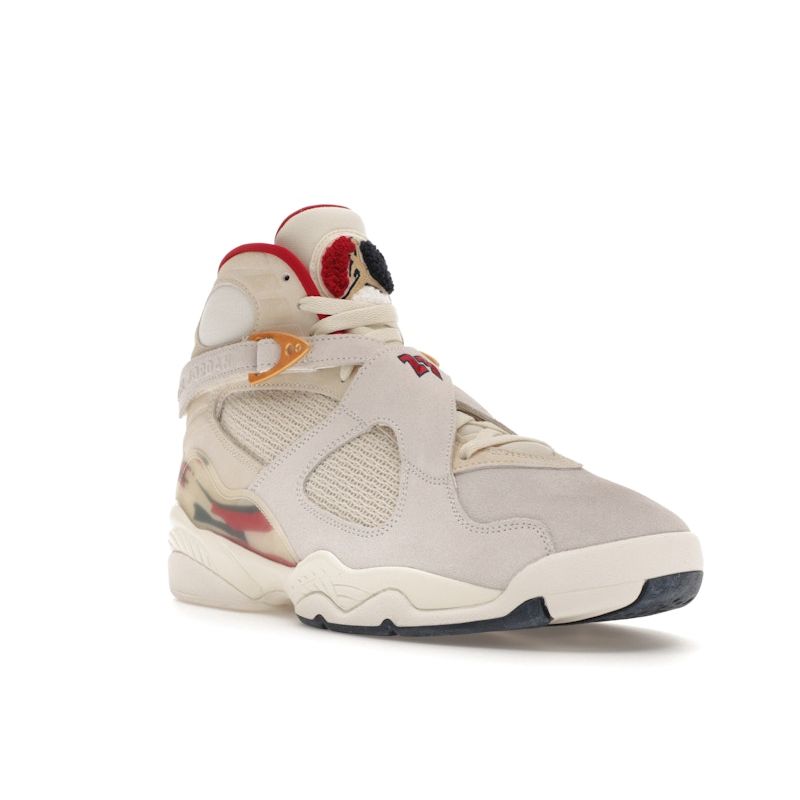 Мужские кроссовки SoleFly x Air Jordan 8 Retro Mi Casa Es Su Casa кремового цвета с парусом Fossil FJ2850-107