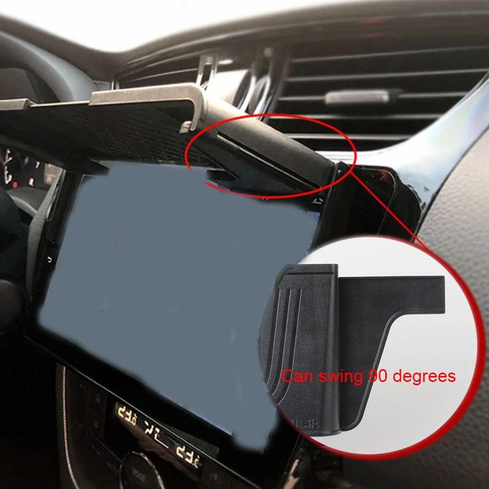 Anti-Reflective Car GPS Sun Shade Adjustable Screen Protector Navigation Sunshade Universal Fit Anti-Glare Visor Car Interior