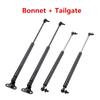 Front Bonnet Hood & Rear Truck Tailgate Gas Struts Shock Lift Supports Bars For Toyota Land Cruiser 100 Series Lexus LX470 98-07