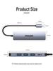 Хаб Philips Type-C для Apple и Huawei: HDMI, Сеть, Док-станция для расширения USB