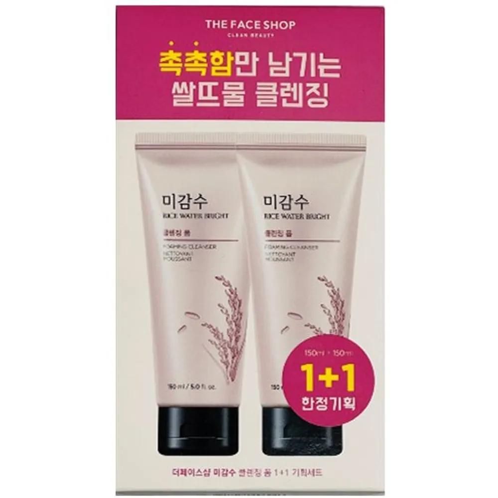 The Face Shop Migamsu Bright Facial Cleansing Foam 1+1 (150ml+150ml)