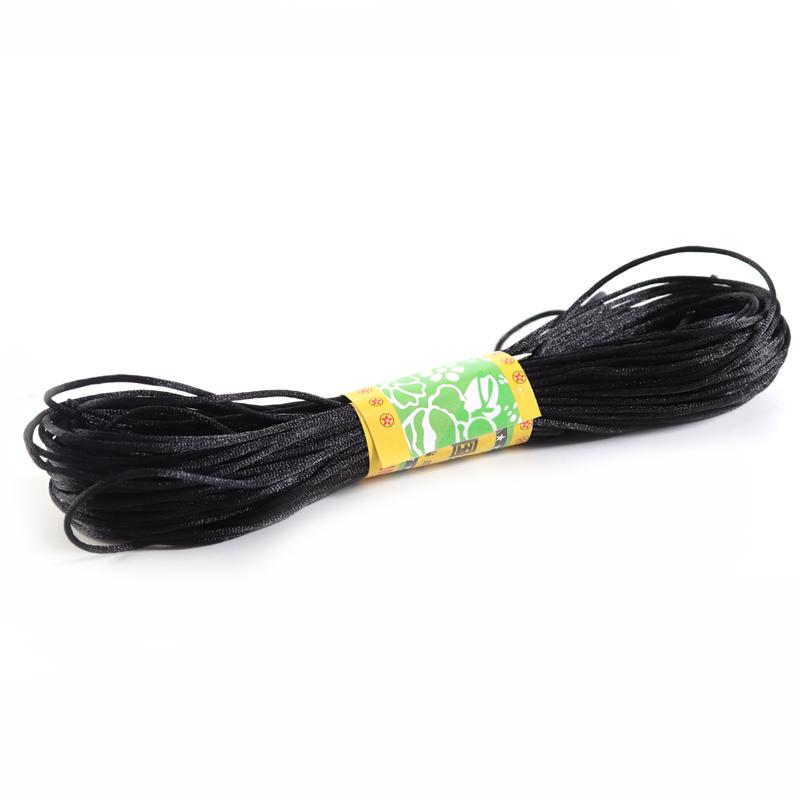 20m Nylon Cords Chinese Knot Woven Colorful Rope String Beads Thread For DIY Handmade Bracelet Jewelry Supplies Accessories