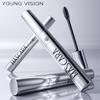 YOUNG VISION 1-компонентная тушь для ресниц Black Silver Tube, водостойкая, подкручивающая, с эффектом объема, тушь Silver Tube Black Brushed Fiber